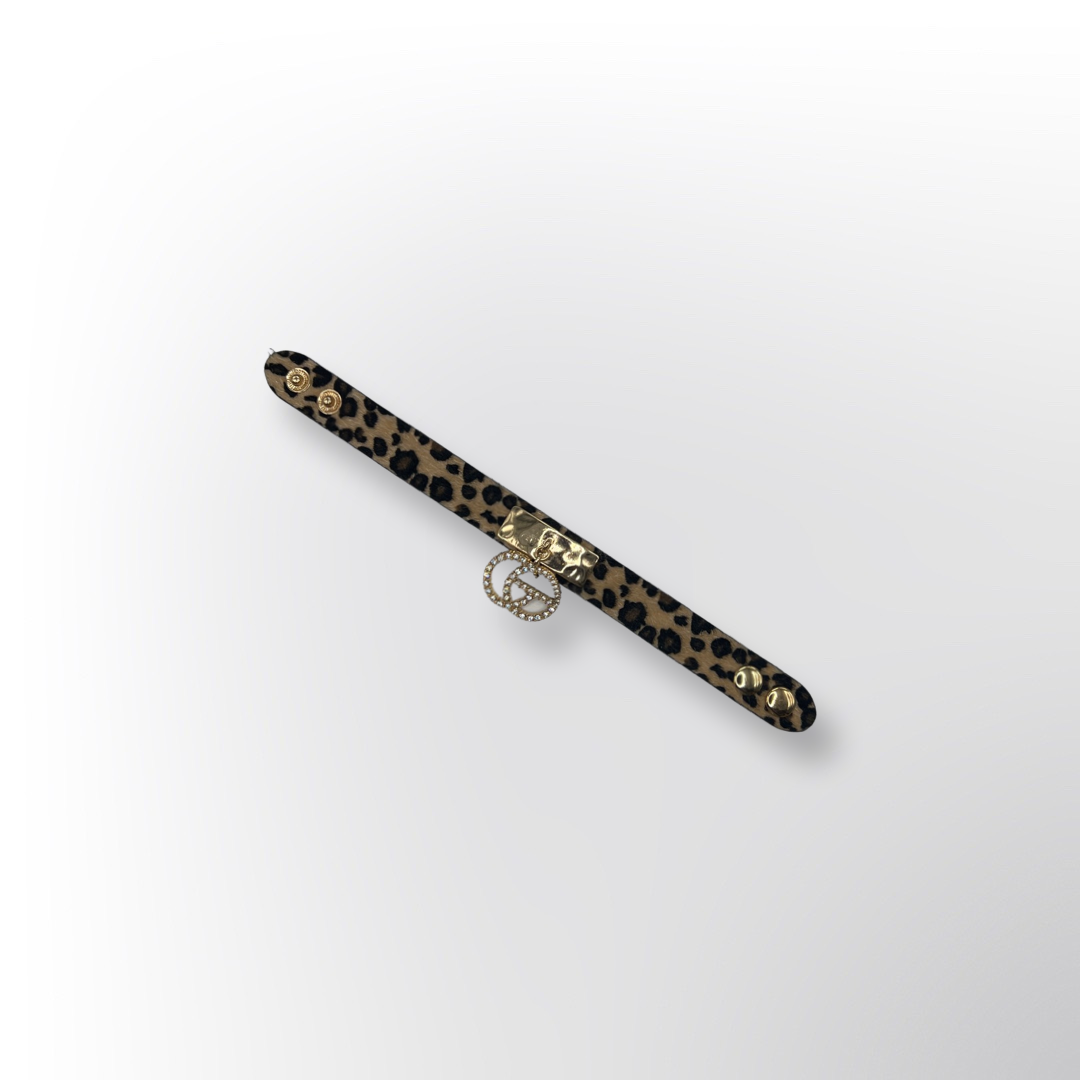 Cheetah Snap Bracelet